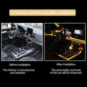 Ambient Light Modified Car Interior Cool Light